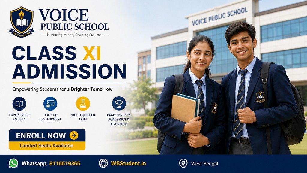 Voice Public School Class XI Admission Test Information