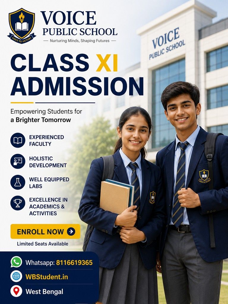 Voice Public School Class XI Admission Test